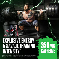 JNX Shadow scoop with powder demonstrates easy preworkout serving