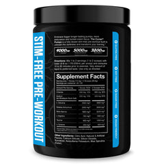 The Curse! Pump label highlights nitric oxide support for improved blood flow during workouts