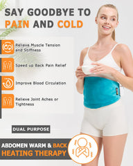 JOBYNA cordless heating pad includes Type-C cable and storage bag.