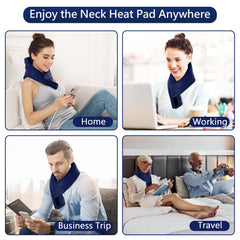 JOBYNA neck heating pad auto shut-off timer indicator for safe, energy-saving sessions