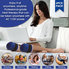 JOBYNA soft-cover knee wrap for skin-friendly warmth.