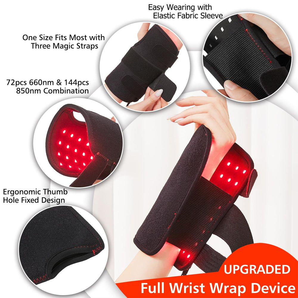 Jobyna wrist wrap six modes control panel for flexible settings.