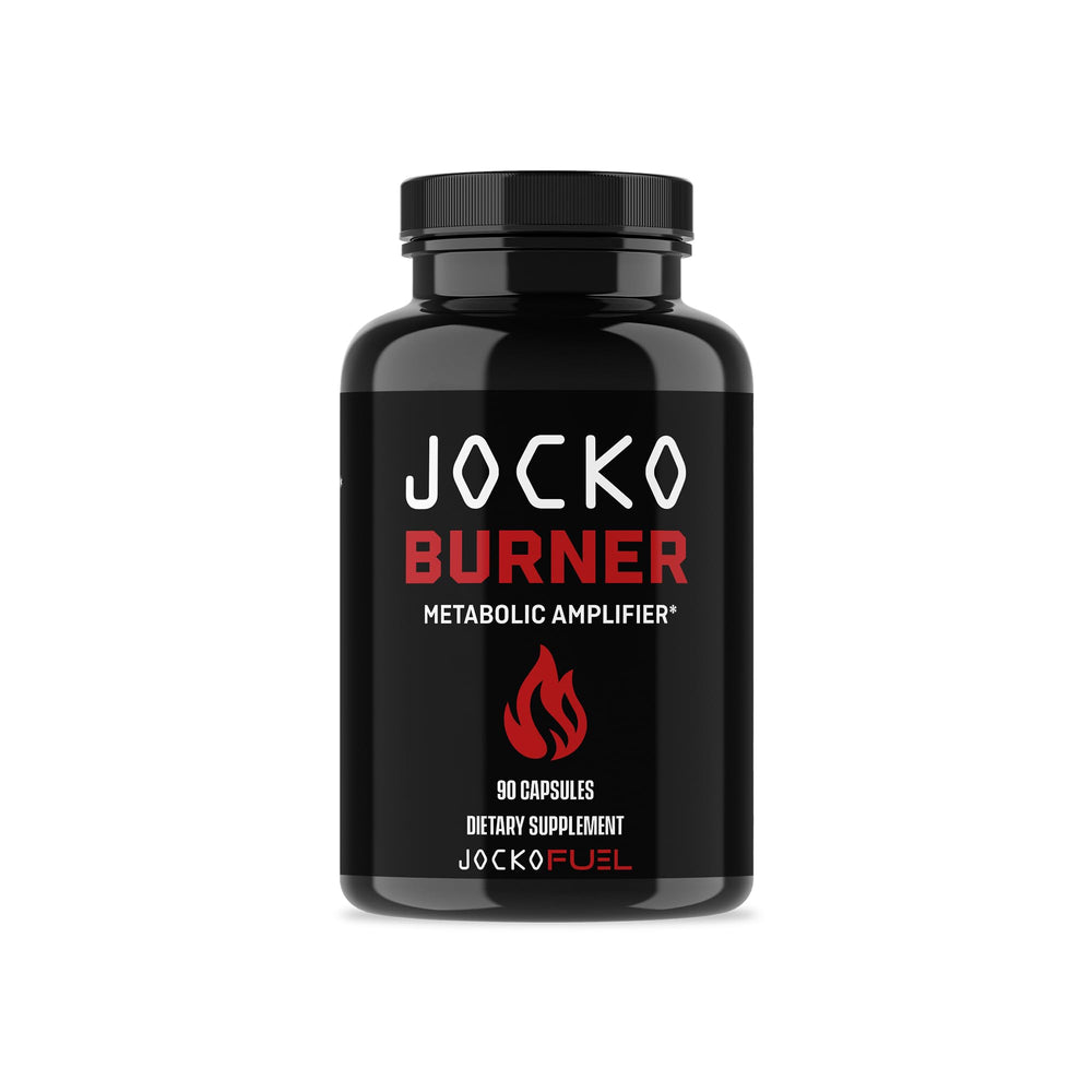 Jocko Fuel Burner bottle front view highlighting metabolism support