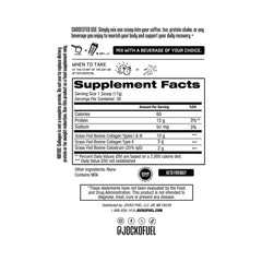 Jocko Fuel Colostrum Powder bottle highlights dual-action formula