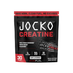 Jocko Fuel Creatine Stick Packs front view for on-the-go training support.