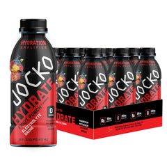 Jocko Fuel Hydrate bottle being poured for rapid hydration after activity