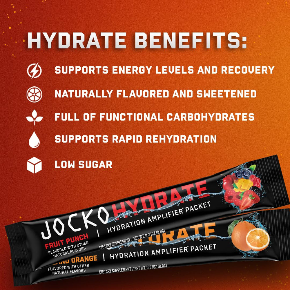 Jocko Fuel Hydrate bottle on gym bench ready for use