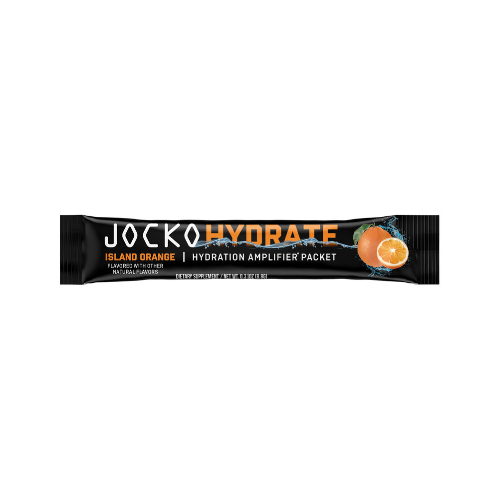 Jocko Fuel Hydrate glass with ice shows ready to drink hydration