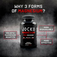 Jocko Fuel Magnesium Complex at night scene implies sleep-friendly relaxation.