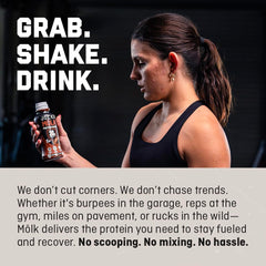 Jocko Fuel Mölk pack of 12 shows budget-friendly, keto-friendly protein.
