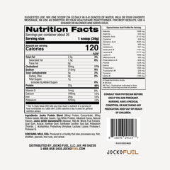 Jocko Fuel Mölk whey serving scoop enables precise portioning.