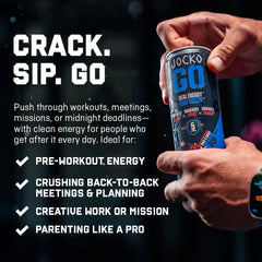 Jocko GO Nitro Pop highlights B12 and B6 for daily energy