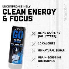 Jocko GO Nitro Pop keto-friendly, sugar-free energy drink
