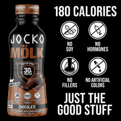 Jocko Mölk ingredient panel highlighting milk protein concentrate and calcium caseinate.
