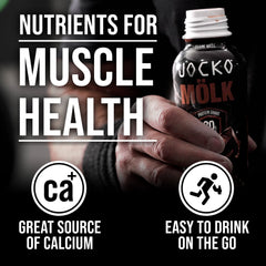 Sugar-free Jocko Mölk bottle with monk fruit and Reb-M.