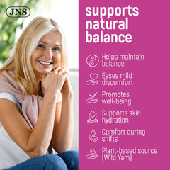 Joellyne Naturals Wild Yam Dong Quai Cream texture closeup shows lightweight, fast-absorbing formula