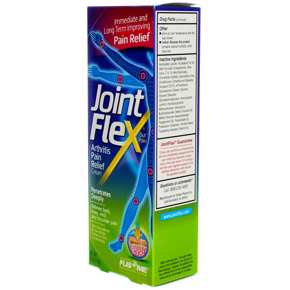 Close-up texture of JointFlex cream on skin for daily use.