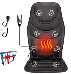 JOJOPEPE back massager with heat on a chair for shoulder and back comfort during work.