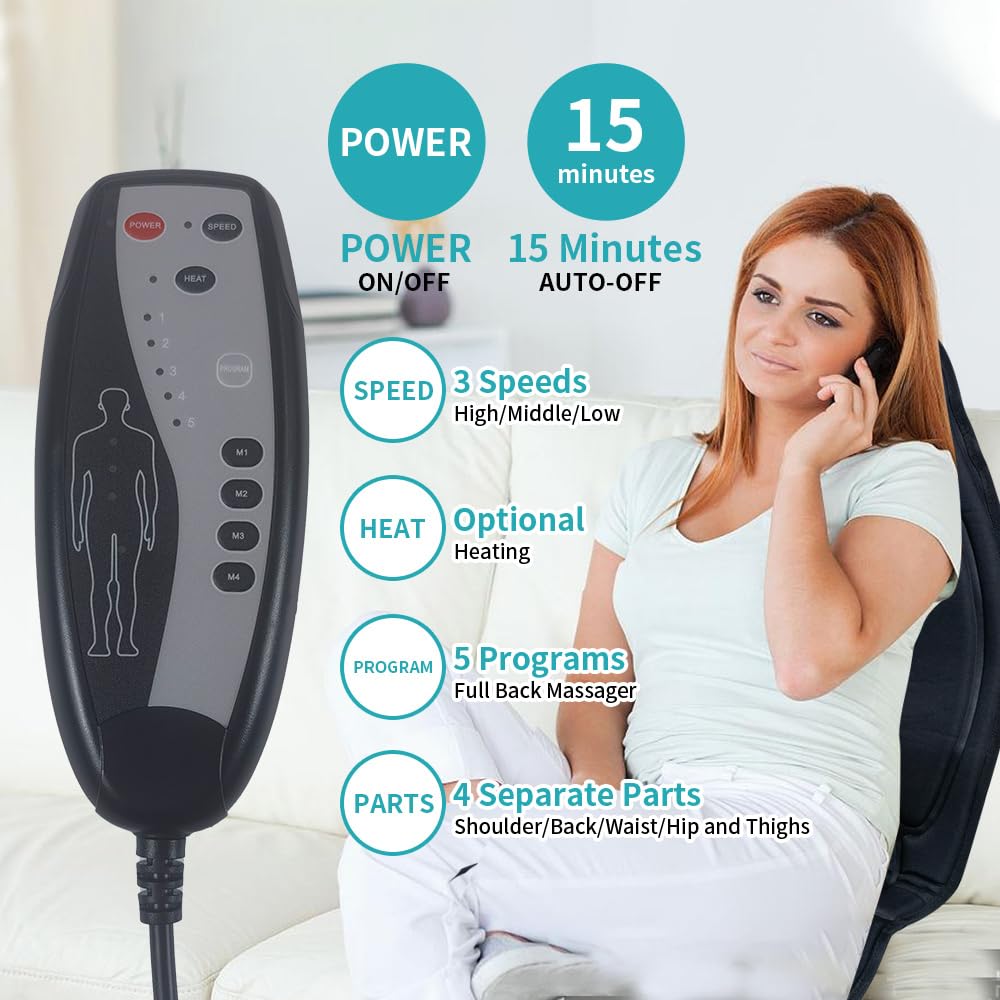 JOJOPEPE Heat therapy zones provide quick warmth for stiff muscles.