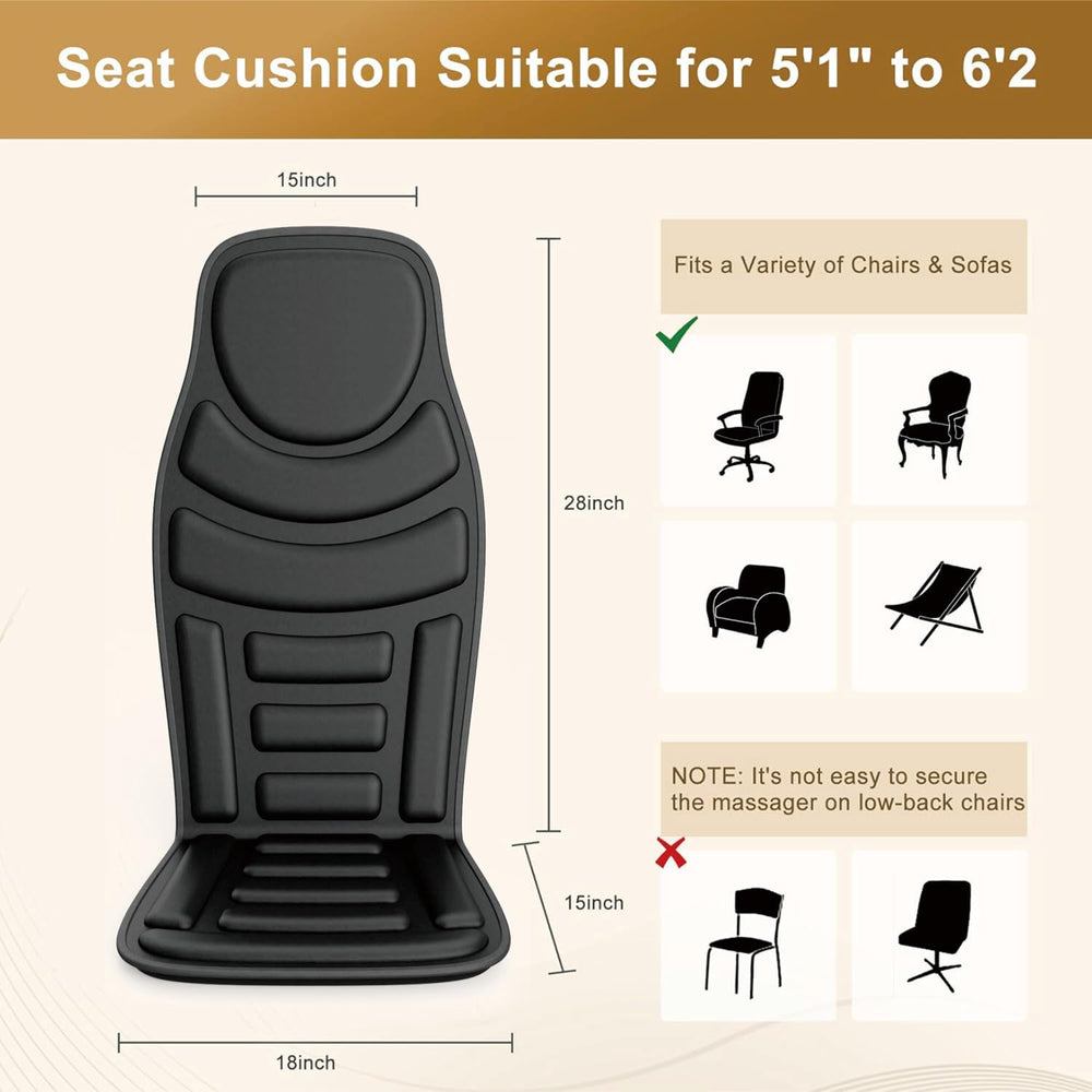 JOJOPEPE heated cushion on car-seat setup for relaxed commutes