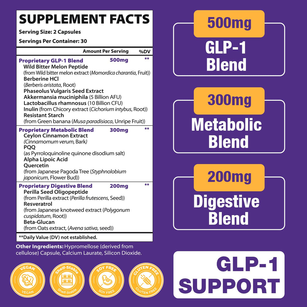Jorrwatee GLP-1 capsules being poured for convenient daily use.