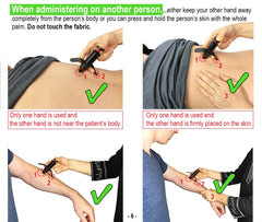 Compact handheld device showing ergonomic grip for precise point work.