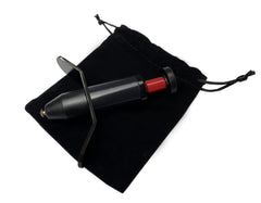 Ergonomic plunger and grip for controlled activation.