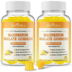 JOVITHEA magnesium malate gummies bottle showing easy daily dosing for daily use