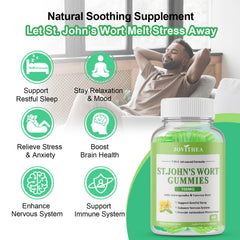 JOVITHEA St John's Wort Gummies label shows 700mg dose.
