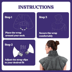 Joy & Grace heating pad care guide image for safe maintenance