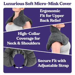 Joy & Grace soft micro-mink cover felt against skin during relaxation
