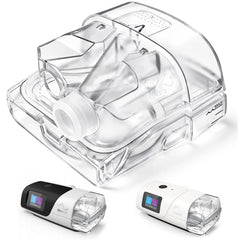 JoyHi water chamber for AirSense 11, front view showing a snug, leak-resistant fit.