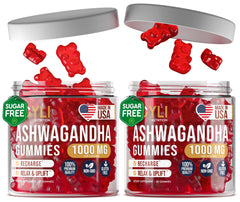 JOYLI Nutrition Ashwagandha Gummies double-pack front jar for calm focus