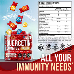 Joyli Quercetin Gummies two-pack setup shows value and consistent wellness.