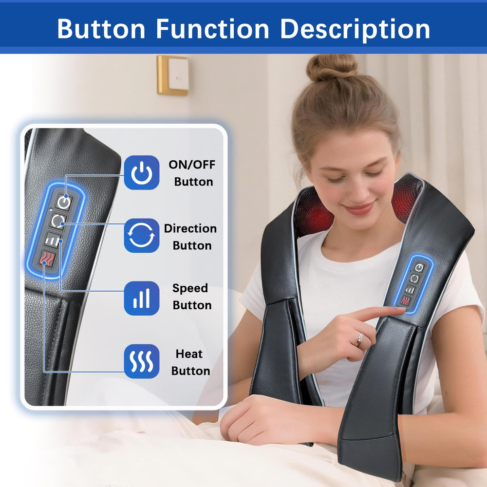 Joyset 4D deep kneading nodes delivering thorough tension relief