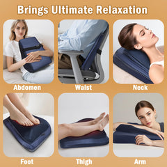 Joyset back massager portable design supports travel and office.