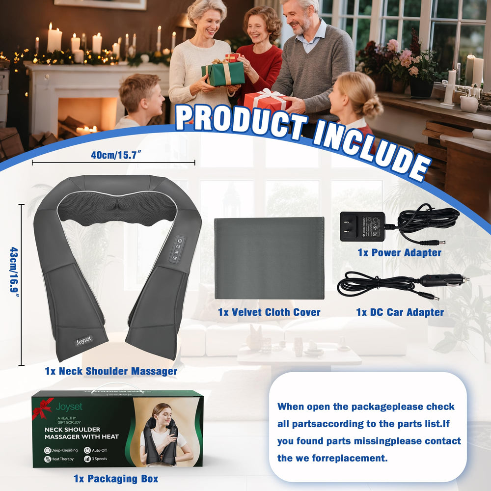 Joyset gift-pack ready neck and back massager for loved ones