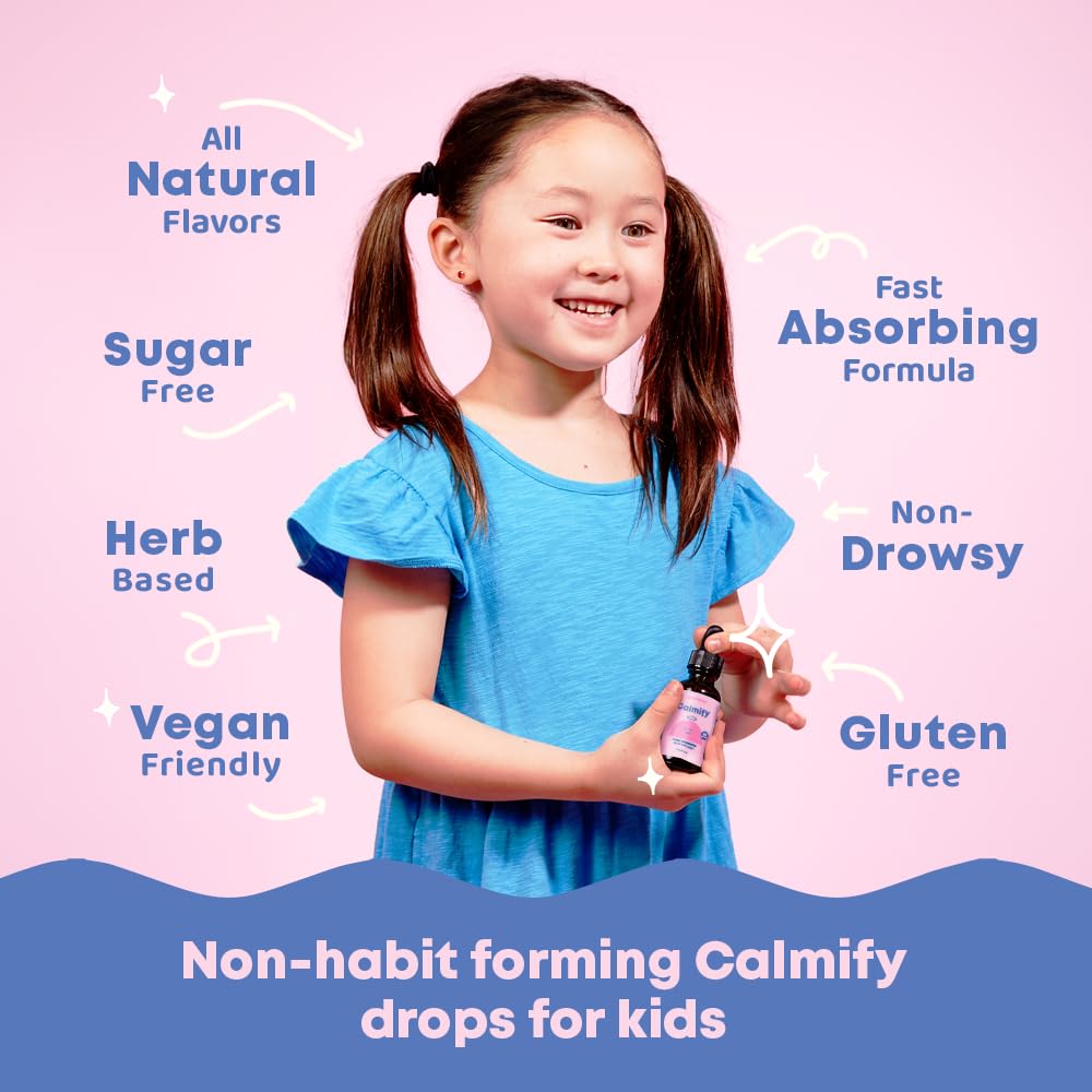 JoySpring Calmify dropper enables easy, mess-free daily dosing for children.