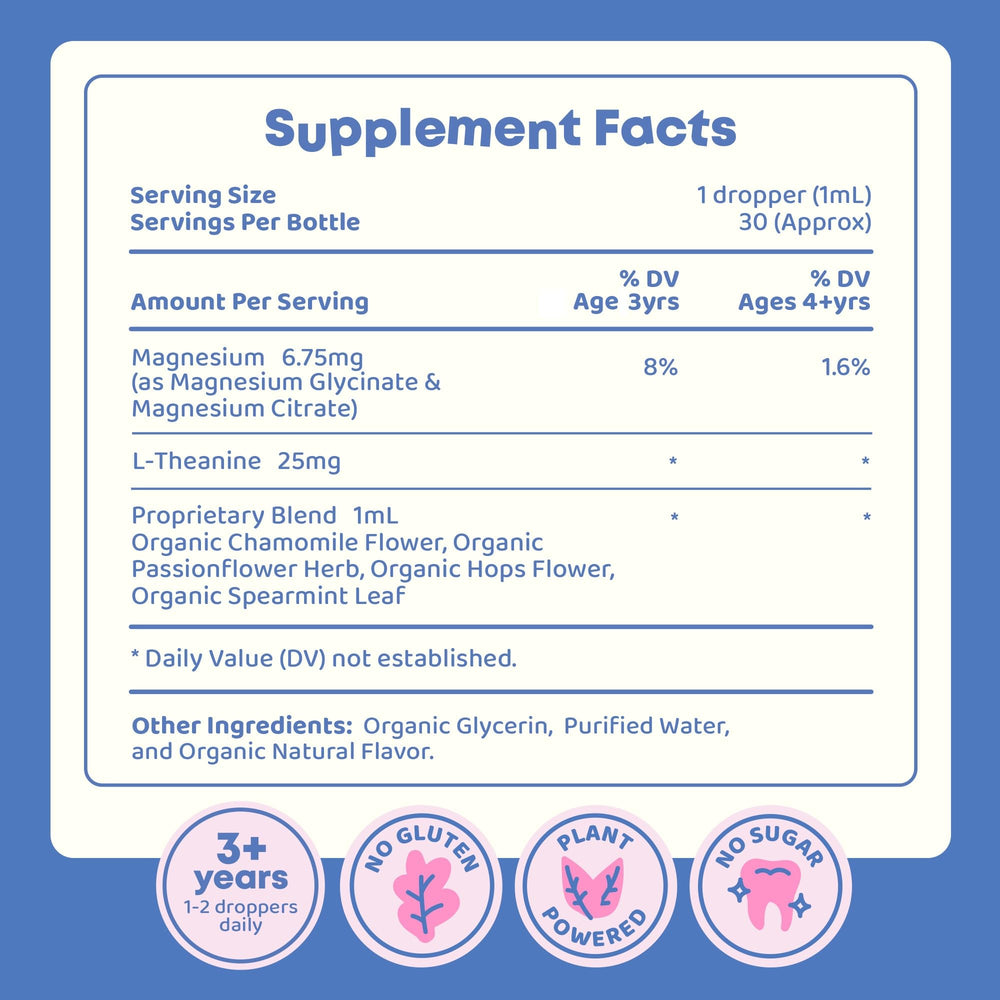 Vegan, gluten-free Calmify formula free from artificial additives.