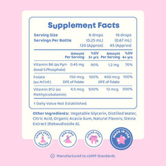 JoySpring Picky eaters accept liquid B complex easily.