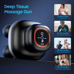 JOYSUWERUN deep-tissue head targets tense areas effectively.