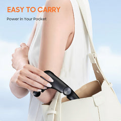 JOYSUWERUN heat-enabled massage gun adds warmth to each session.