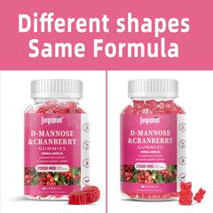 Joywiit D-Mannose Gummies serving shot ready for everyday wellness routine.