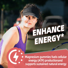 Joywiit Magnesium Malate Gummies vegan and gluten-free label signals plant-friendly options.