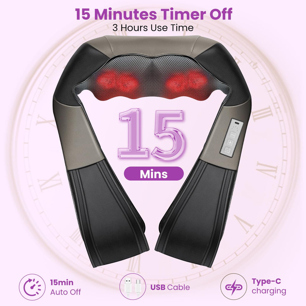 JQX USB-C rechargeable massager with up to 180 minutes per charge