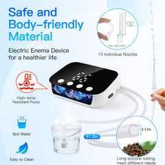 Jripae Enema Kit anti-backflow design protects setup