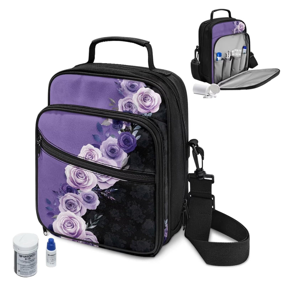Jrysaedy rose interior compartments keep pens and meters neatly stored.
