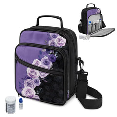 Jrysaedy rose interior compartments keep pens and meters neatly stored.