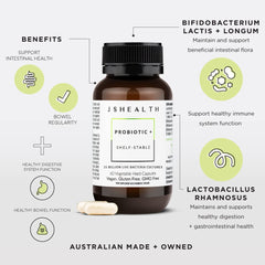 JSHealth Bifidobacterium Lactis capsules support healthy digestion and regularity