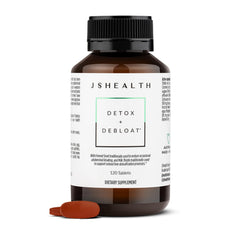 JSHealth Detox bottle packshot indicating a digestive support blend for daily use